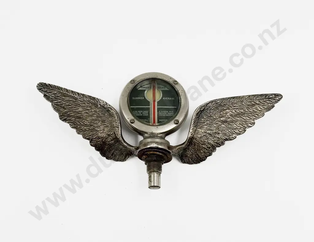 Vintage Style Eagle Wing Radiator Cap Mount Image 1++