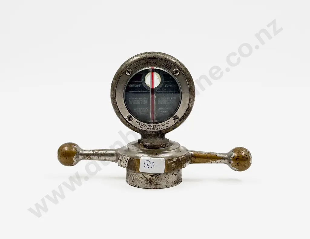 Boyce Moto Meter Haynes Americas First Car on 'Dog Bone' Radiator Cap Image 1++