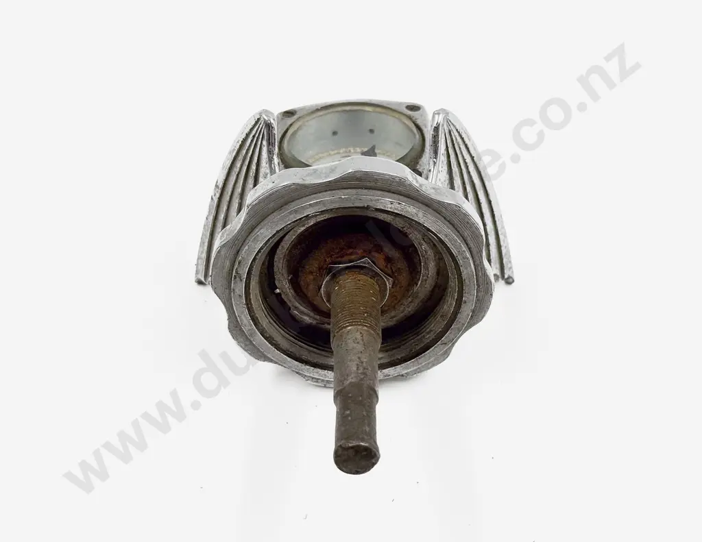 C1930's Wilmot Breeden Calormeter on Art Deco Winged Radiator Cap Image 1++