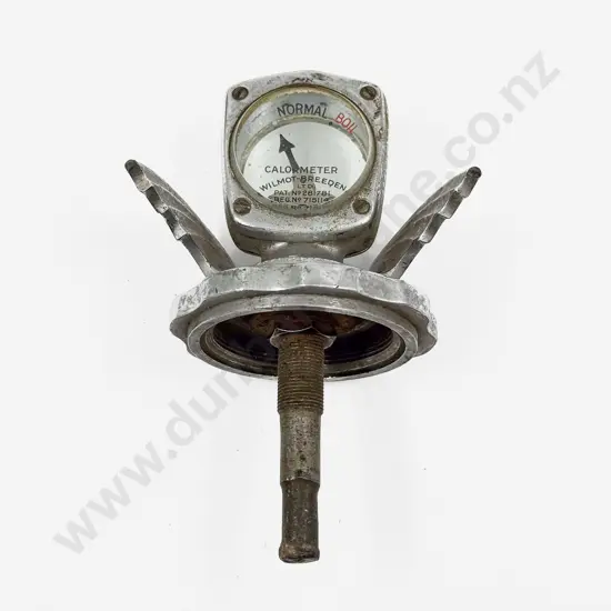 C1930's Wilmot Breeden Calormeter on Art Deco Winged Radiator Cap