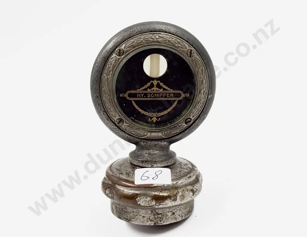 Boyce Moto Meter HY Schiffer on Radiator Cap Image 1++