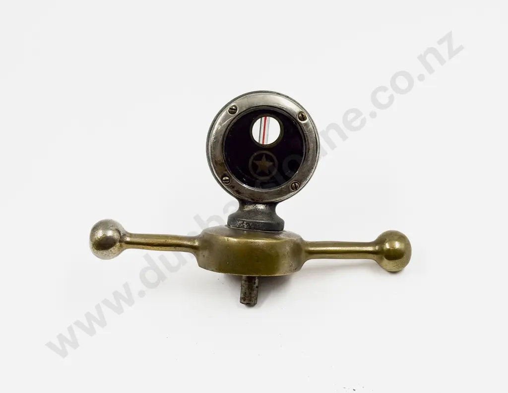 Boyce Moto Meter Star Monogram on 'Dog Bone' Radiator Cap Image 1++