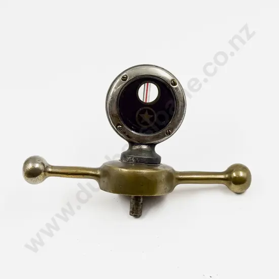 Boyce Moto Meter Star Monogram on 'Dog Bone' Radiator Cap