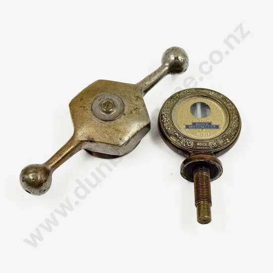 Boyce Moto Meter Junior with separate Boyce 'Dog Bone' Radiator Cap
