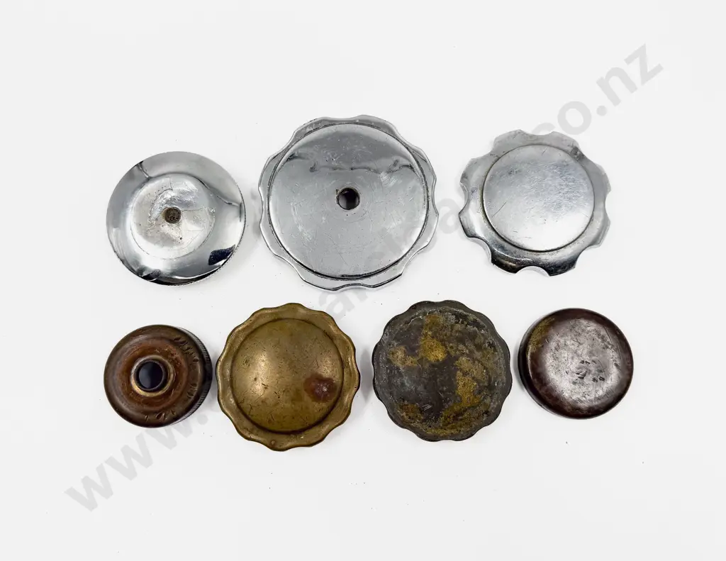 Seven Various Vintage Radiator and Other Caps Image 1++