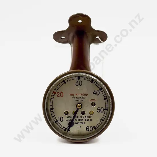 Brass Cased The Watford Speedometer