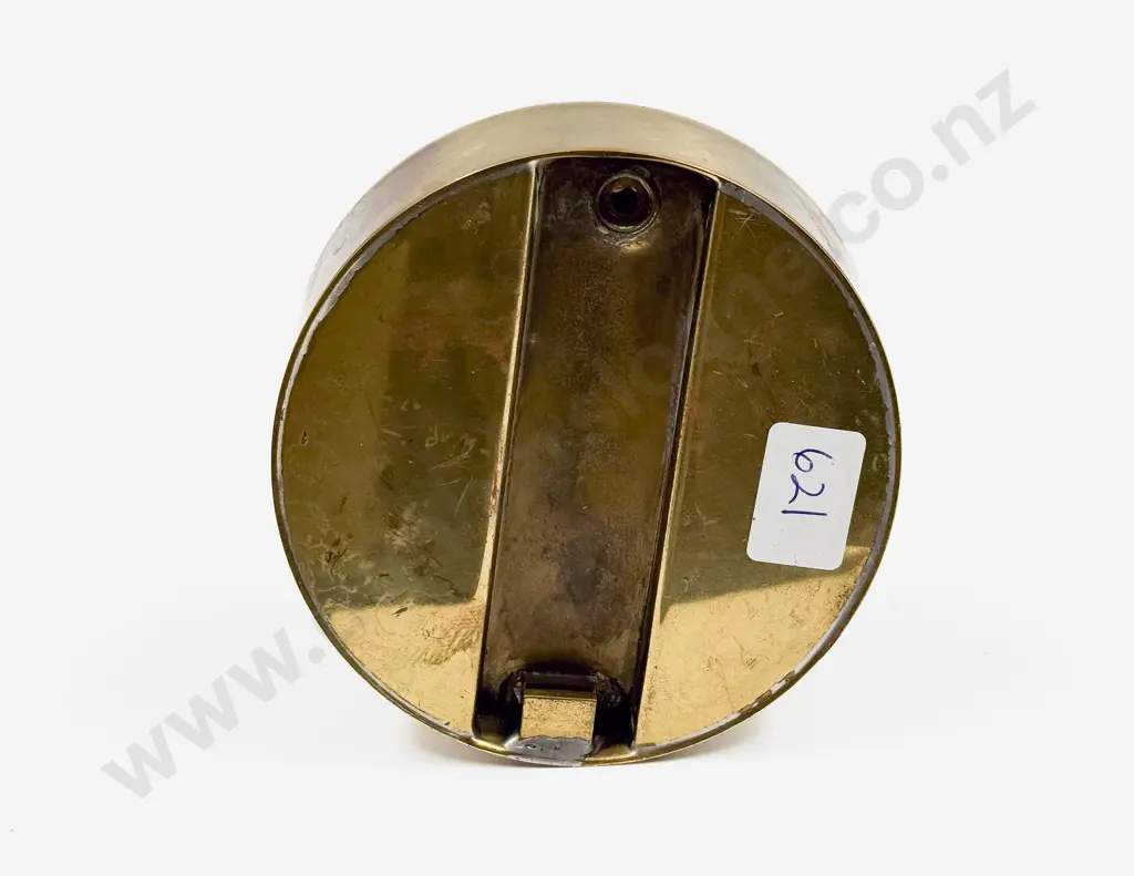 New Ormond 8 Day Brass Cased Key-Wind Car Clock Image 1++