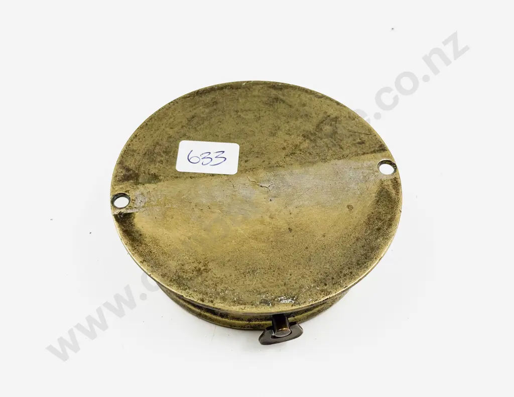 Sheffield-Simplex Brass Cased 8 Day Lever Wind Car Clock Image 1++