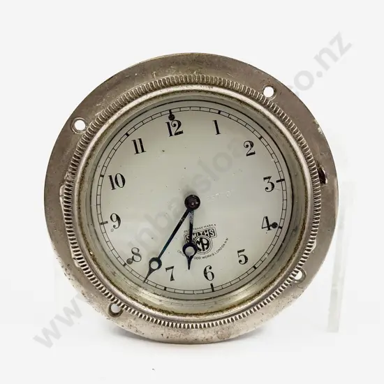 Smiths 227-707 Japanned Metal Cased Lever Wind Car Clock