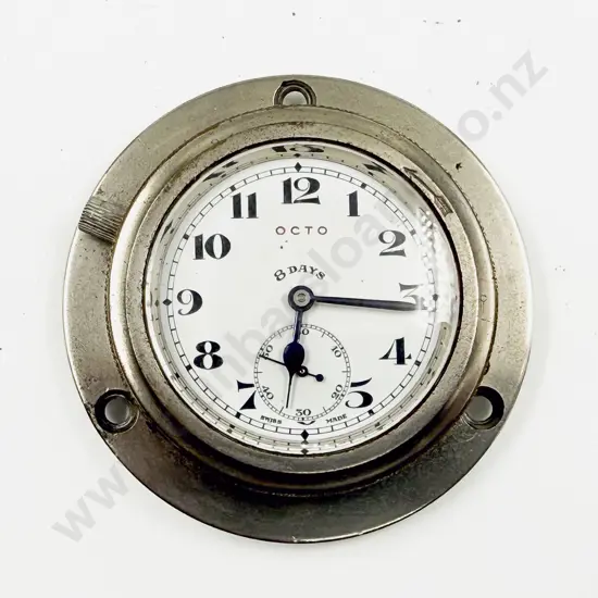 Octo 8 Day Automobile Pocket Watch Type Car Clock