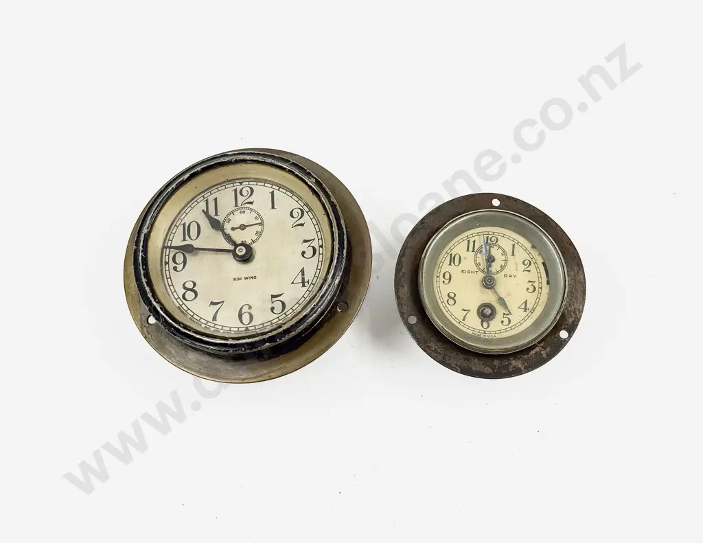 Two Unidentified Car Clocks Image 1++