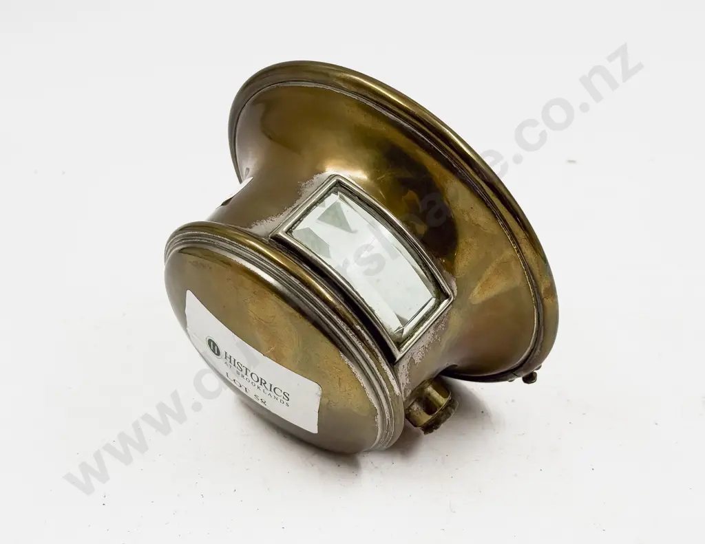 Vintage All Brass Unbranded Car Electric Lamp Image 1++