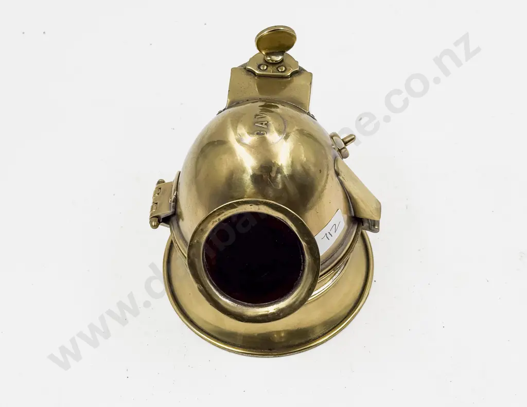 Vintage All Brass Unbranded Car Electric Lamp Image 1++