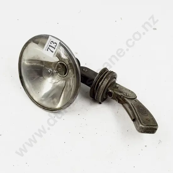 Vintage Fog Search Lamp with Circlite Revolver Style Pistol Grip