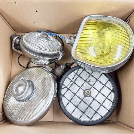 Four Various Manufacture Fog Lights