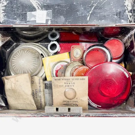 Qty Assorted Lamp Glass and Tail Lights