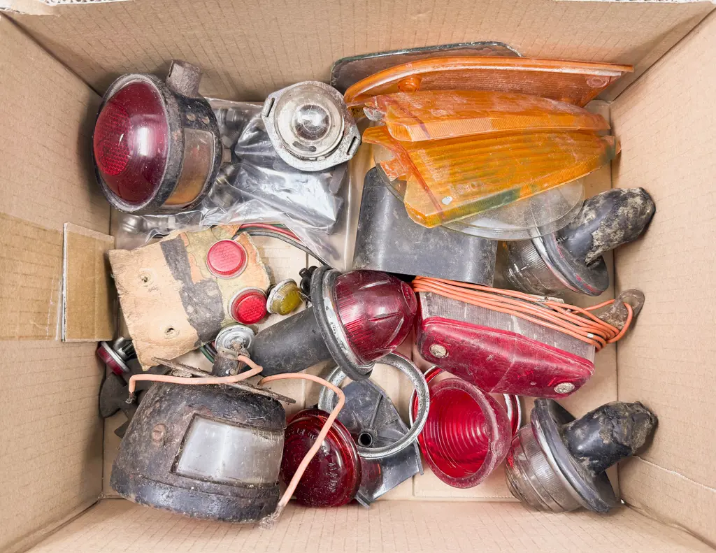 Qty Assorted Tail Lights and Various Image 1++