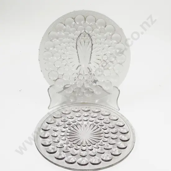 Pair Warner Lenz 1912-1922 Bubble Glass Automobile Headlight Lenses