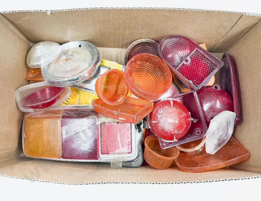 Qty Assorted Plastic Tail Light Lenses Image 1++