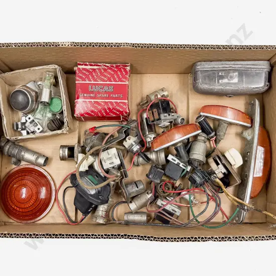 Qty Assorted Interior Carriage Light Fittings Switch and Various