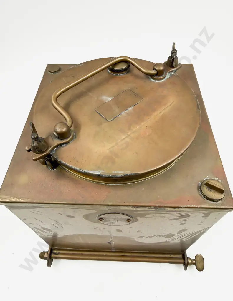 Vintage French Brass Acetylene Generator By Besnard Image 1++