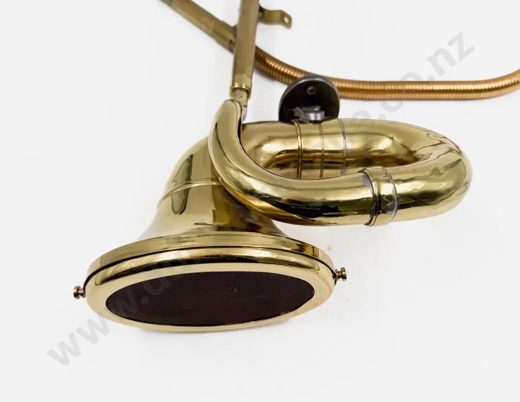 Rubes Antique Type Brass Auto Squeeze Bulb Horn Image 1++