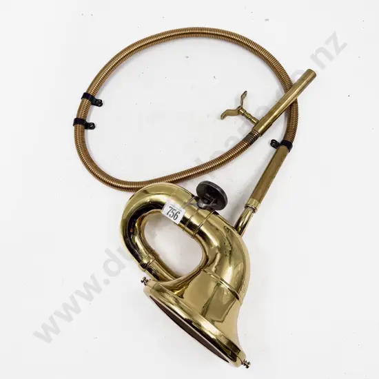 Rubes Antique Type Brass Auto Squeeze Bulb Horn