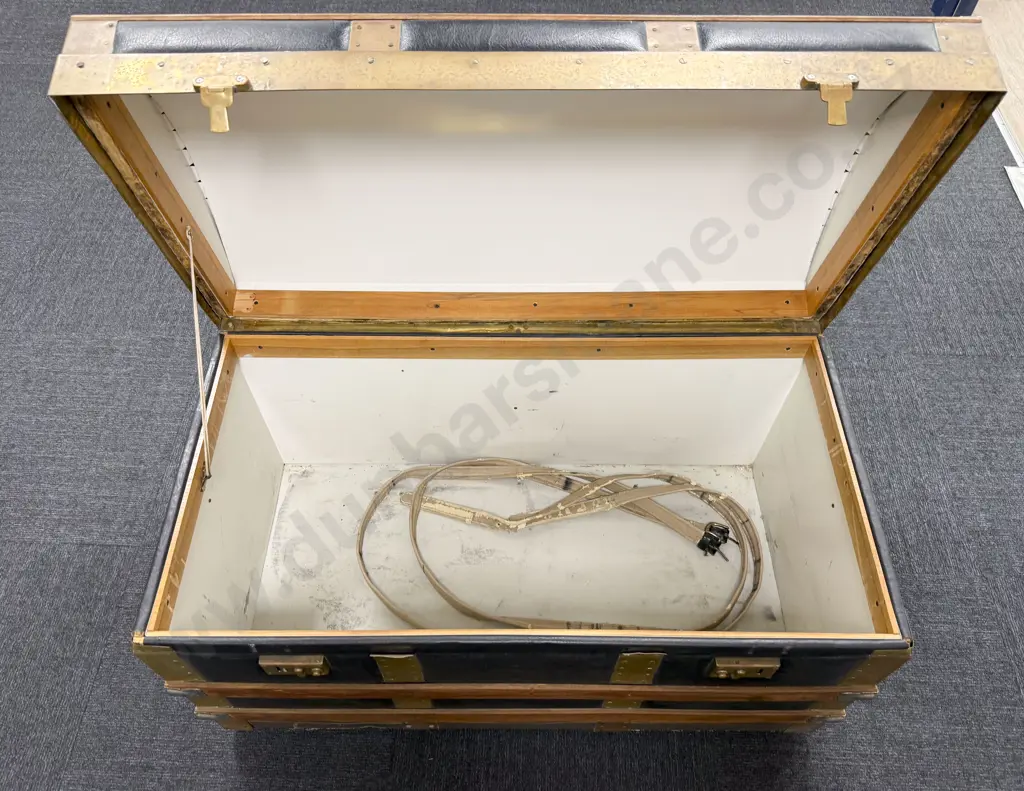 Antique Saratoga Travelling Trunk Image 1++