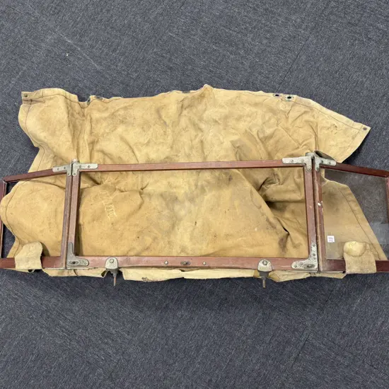 Vintage Automobile Back Seat Passenger Windscreen