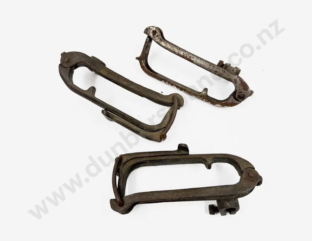Three Vintage Automobile Clamps Image 1++