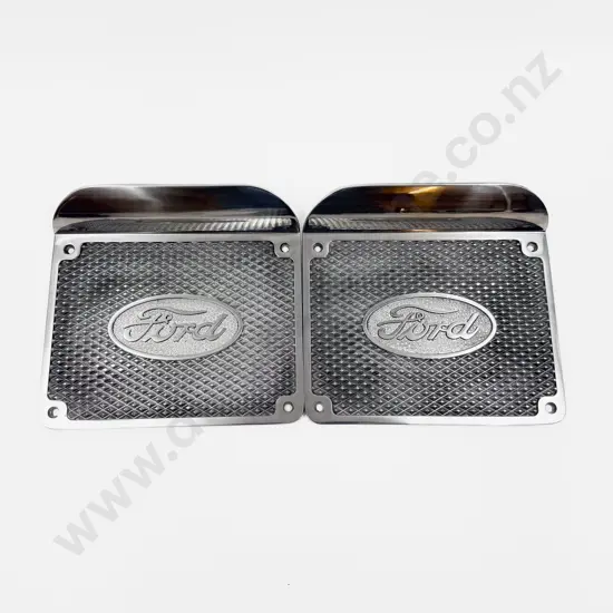 Pair New Replica Ford Aluminium Running Board Step Plates