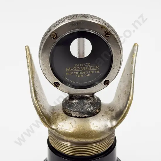 Boyce Moto Meter With Wings 'Made Especially for the Ford Car'