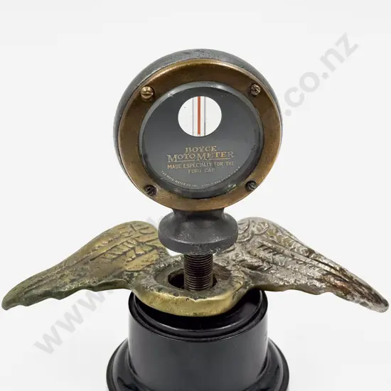 Boyce Moto Meter With Wings 'Made Especially for the Ford Car'