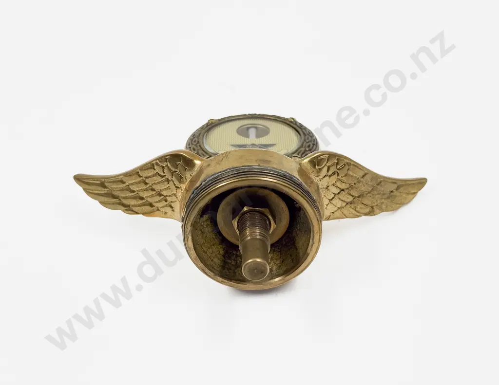 Replica All Brass Ford Boyce Moto Meter with Brass Wings Image 1++