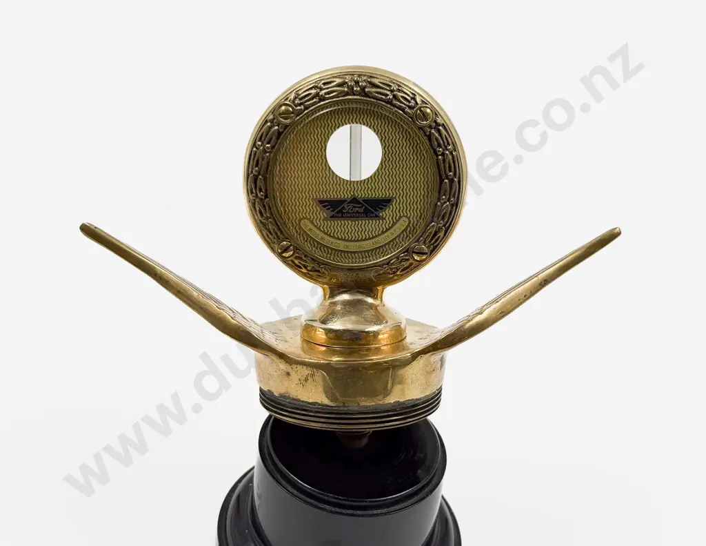 Replica All Brass Ford Boyce Moto Meter with Brass Wings Image 1++