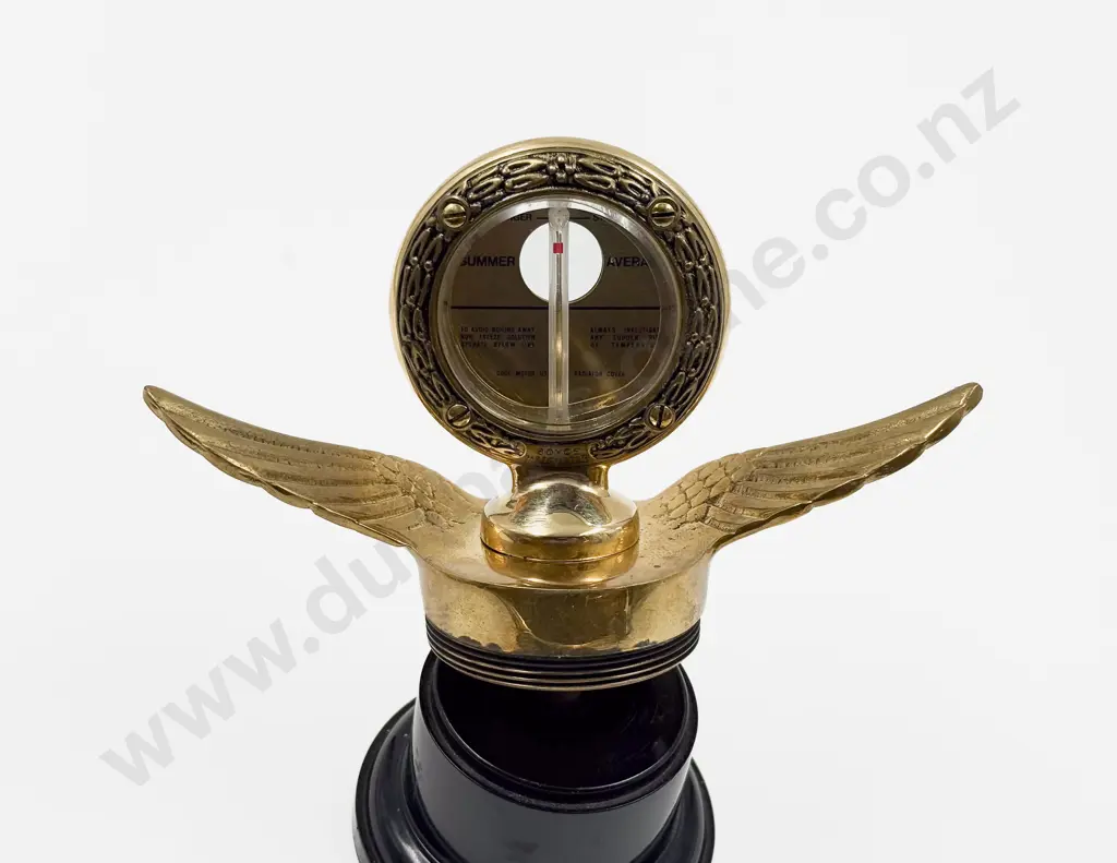Replica All Brass Ford Boyce Moto Meter with Brass Wings Image 1++