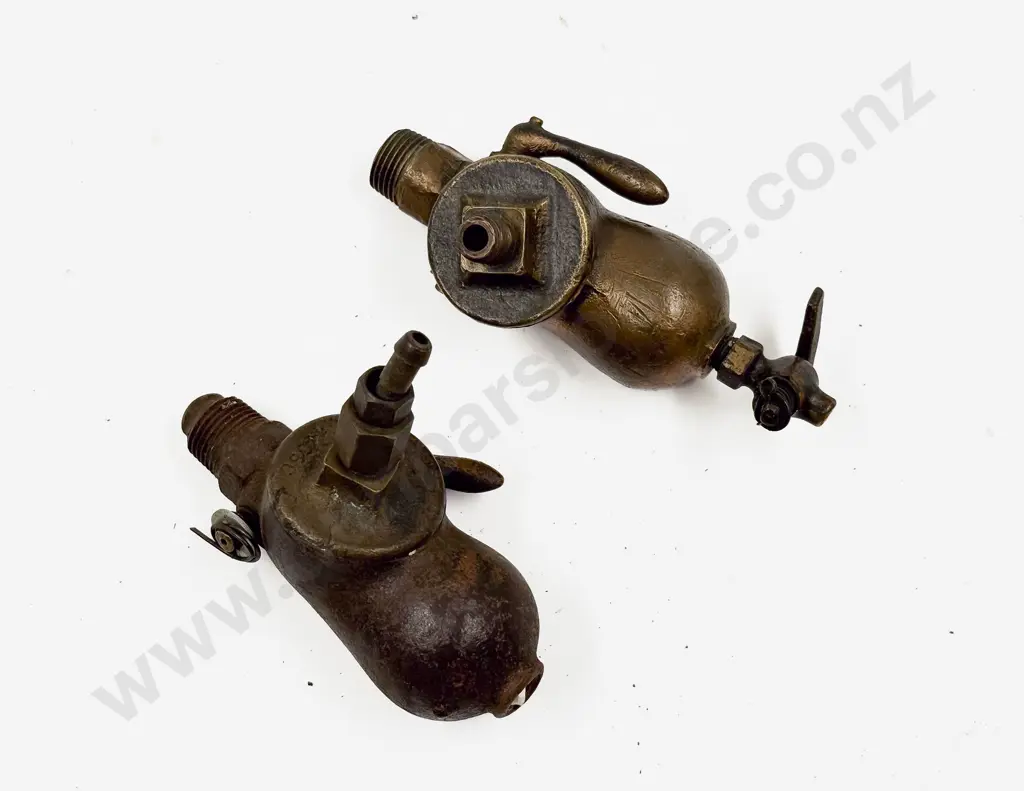 Two Model T 1912-27 Cast Iron Sediment Bulb Valves Image 1++
