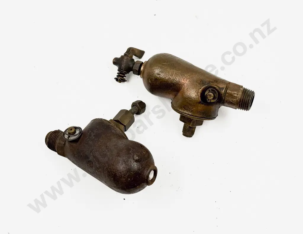 Two Model T 1912-27 Cast Iron Sediment Bulb Valves Image 1++