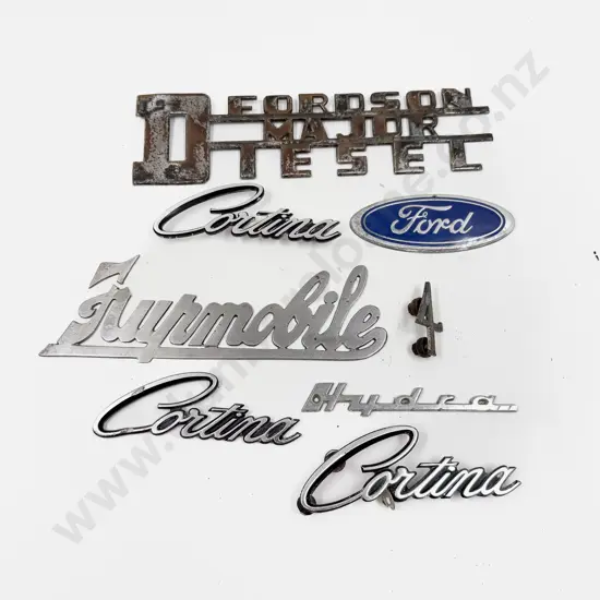 Ford - Fordson Major Diesel - Cortina - and Other Car Emblems