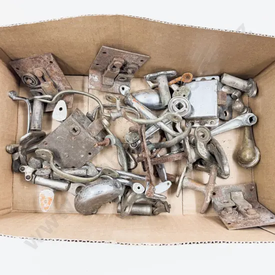 Collection Various Automobile Handles Locks and Bits