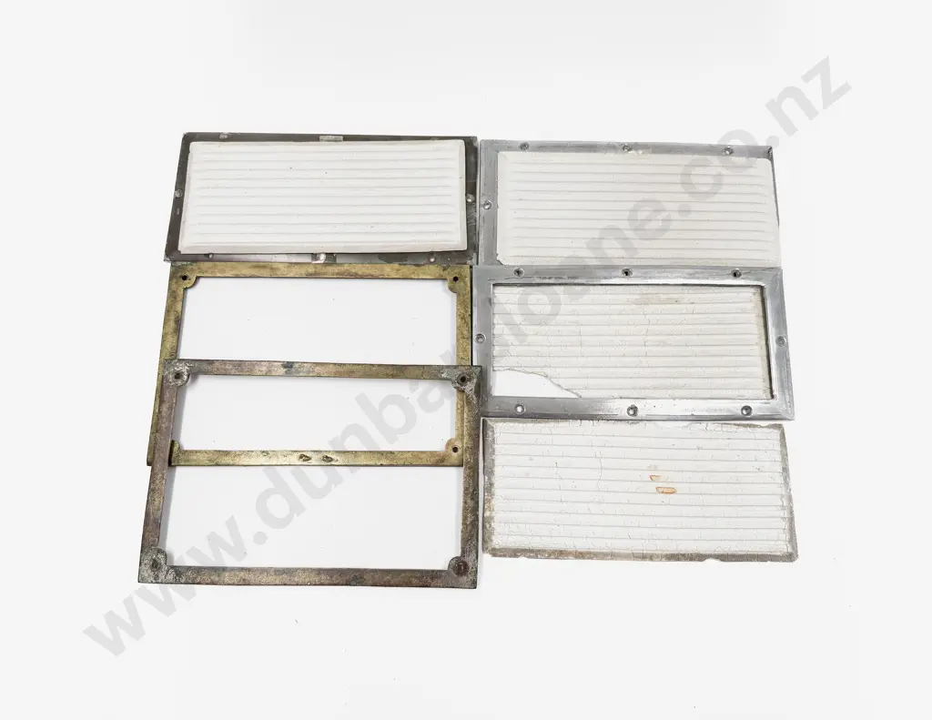 Perko Two Pair and Single Automobile Step Plate Frames Image 1++