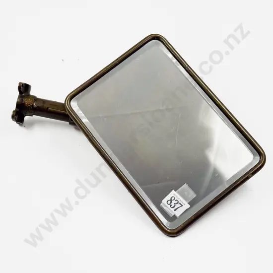 Antique Brass Adjustable Automobile Rear View Mirror