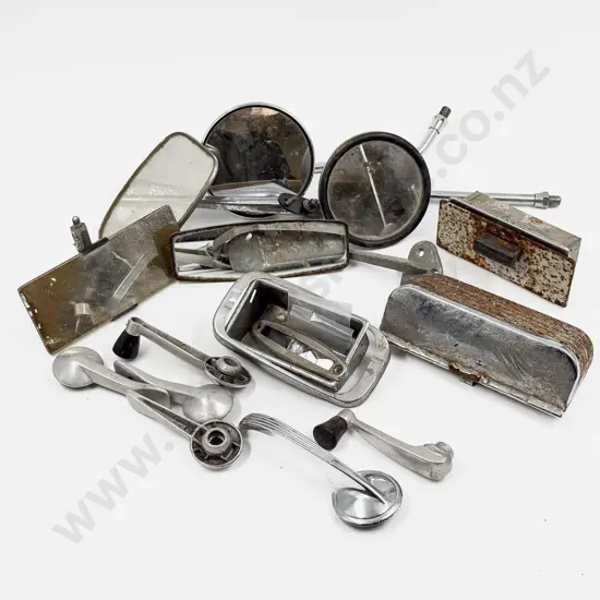 Vintage Assorted Mirrors Ash Boxes and Handles