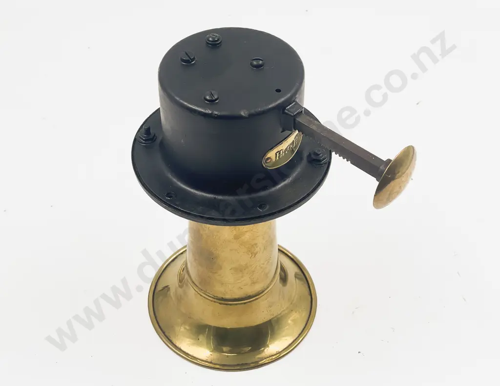 Vintage H&B Brass with Restored Base Automobile Horn Image 1++