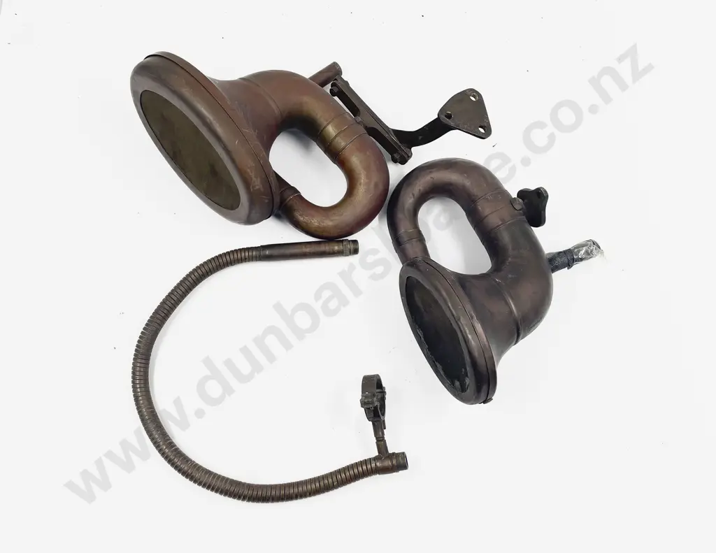 Nonpareil and Rubes Brass Automobile Horns for restoration Image 1++