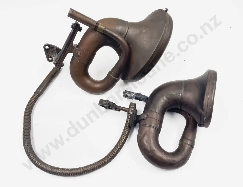 Nonpareil and Rubes Brass Automobile Horns for restoration Image 1++