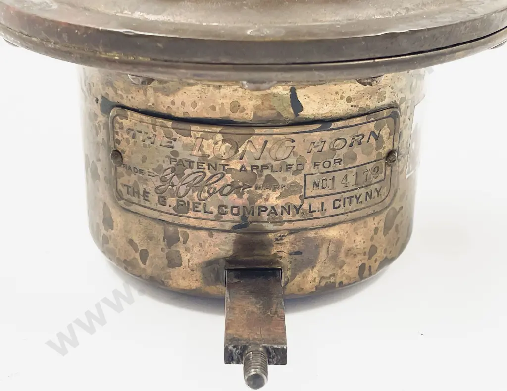 GEC Co 'The Long Horn' Brass Automobile Horn Image 1++