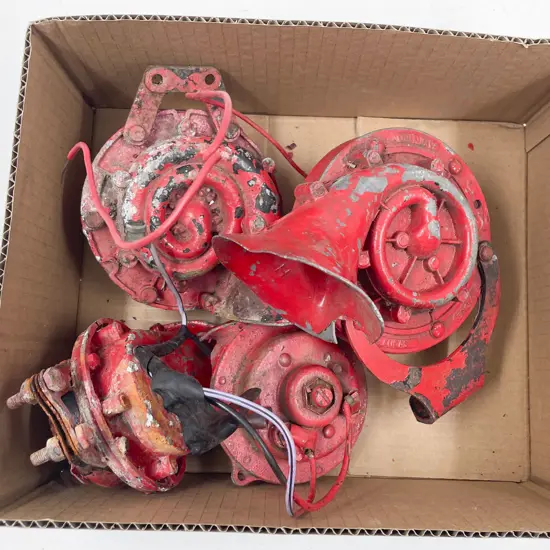 Vintage Automobile Sparton Snail Horns suitable for restoration and or parts