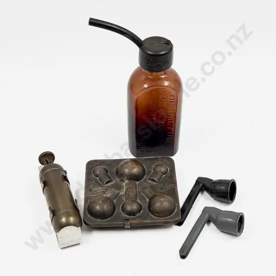 1-2-3 Bicycle Fire Extinguisher with Water Bottler Pourers and Light Bulb Case