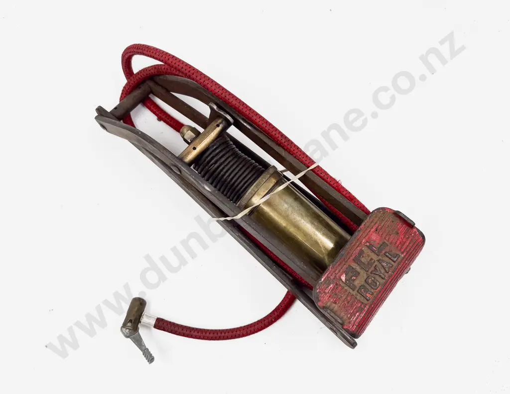PCL Royal Brass & Cast Iron Pedal Operated Tire Pump Image 1++